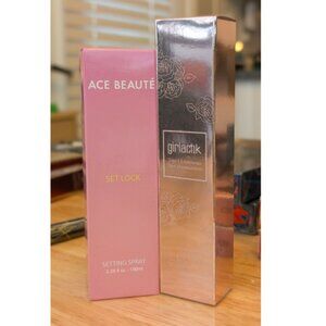 NIB Ace Beauté Setting Spray & Girlactik 2-in-1 Foundation Bundle